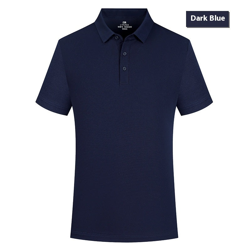 Summer Lapels Short Sleeve Overalls 5A Grade Antibacterial Xinjiang Cotton