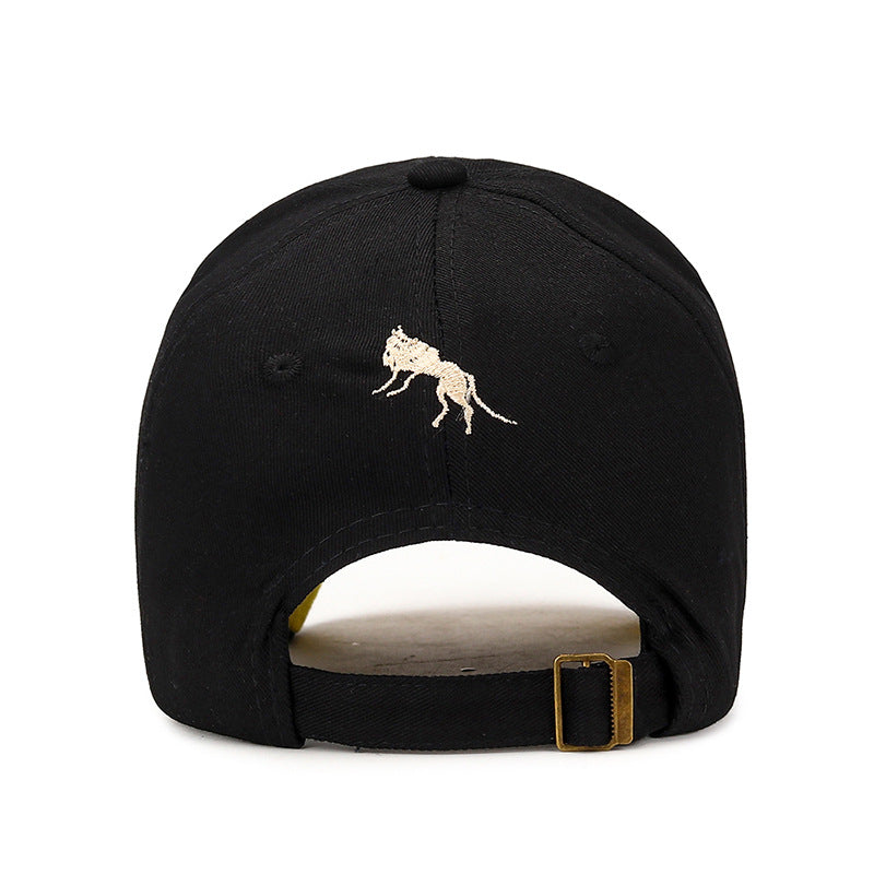 Embroidered M Wolf Baseball  Spring Casual Men And Women