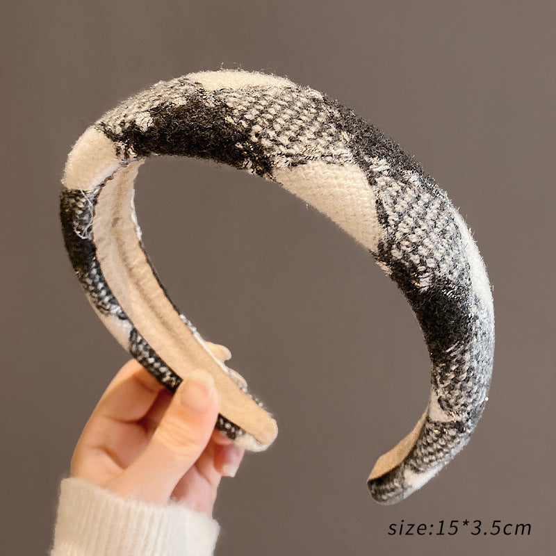 Hot Selling Retro French Style Plush Hair Band For Women