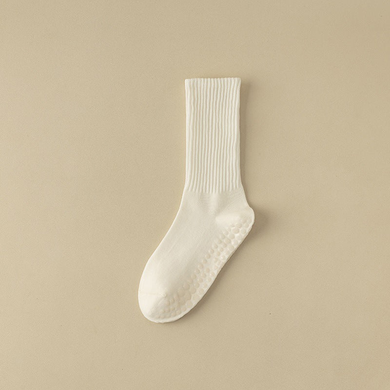 Women's Pilates Mid-calf Silicone Non-slip Yoga Socks