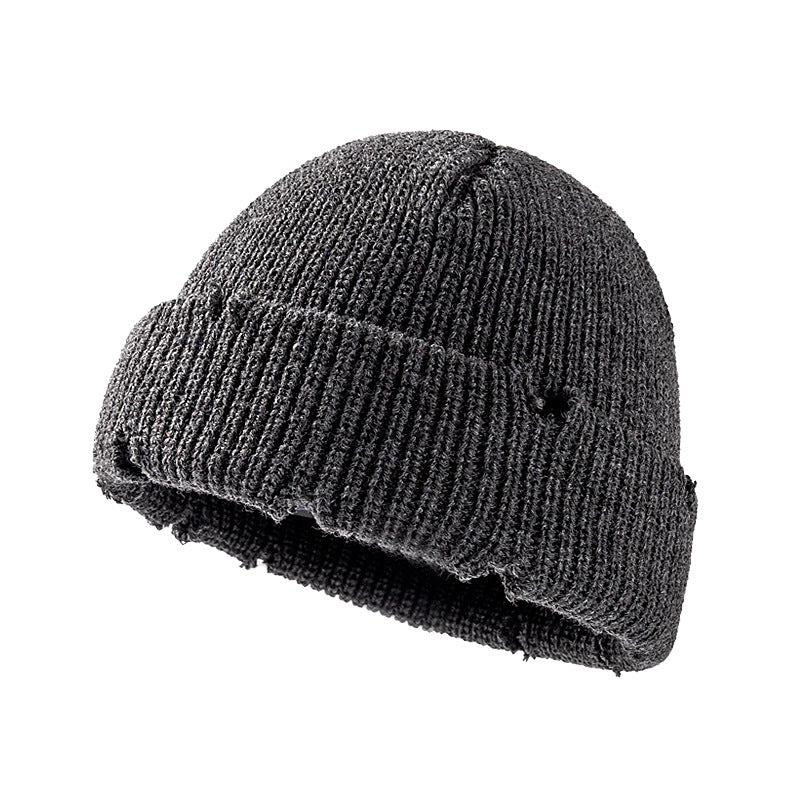 Men's Short Dome Korean Style Knitted Hat