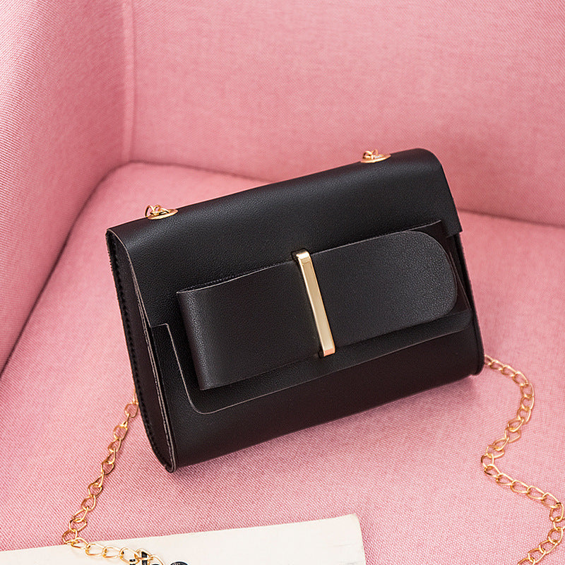 One Shoulder Crossbody Bag Solid Color Casual