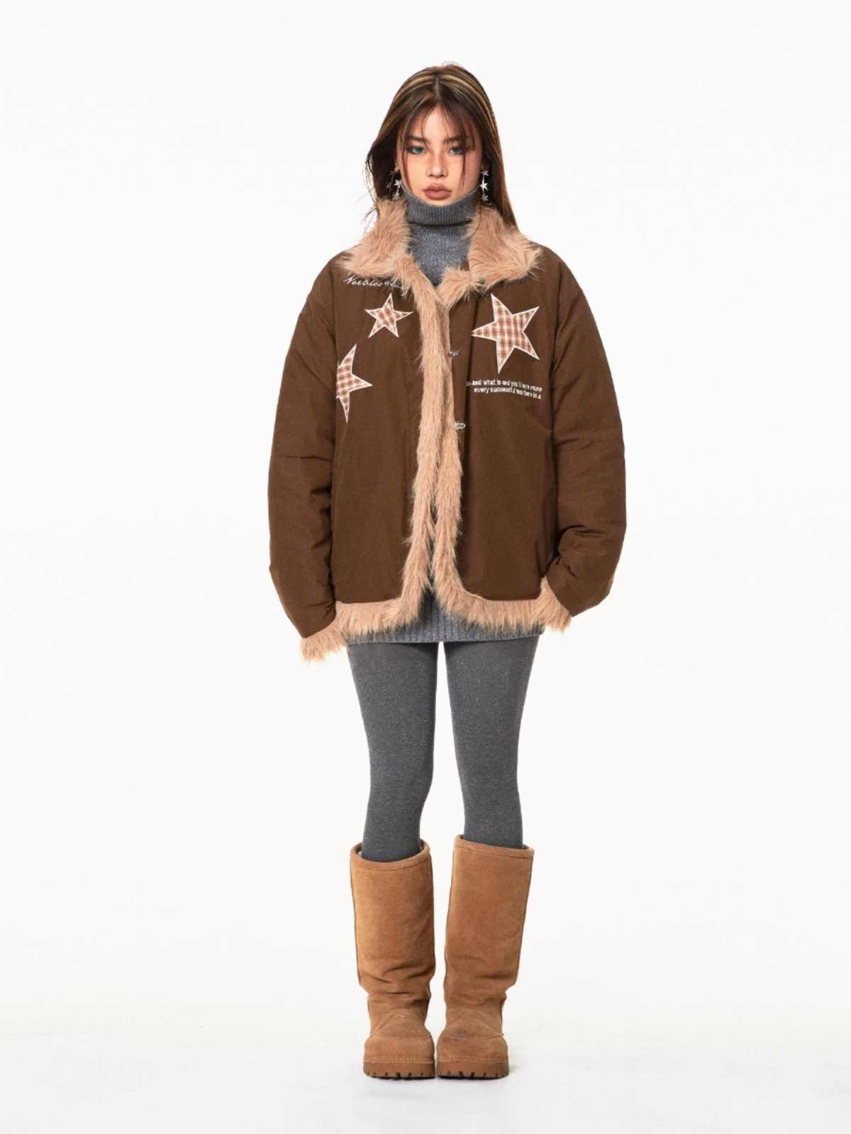 Winter Temperament Wild Slimming Small Coat