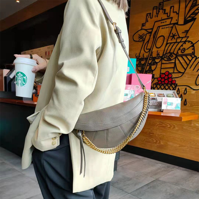 Disco Bag Soft Leather Chain Fashion Casual
