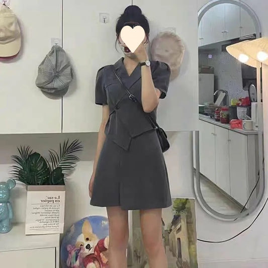French-style Figure-flattering Versatile Midi Skirt