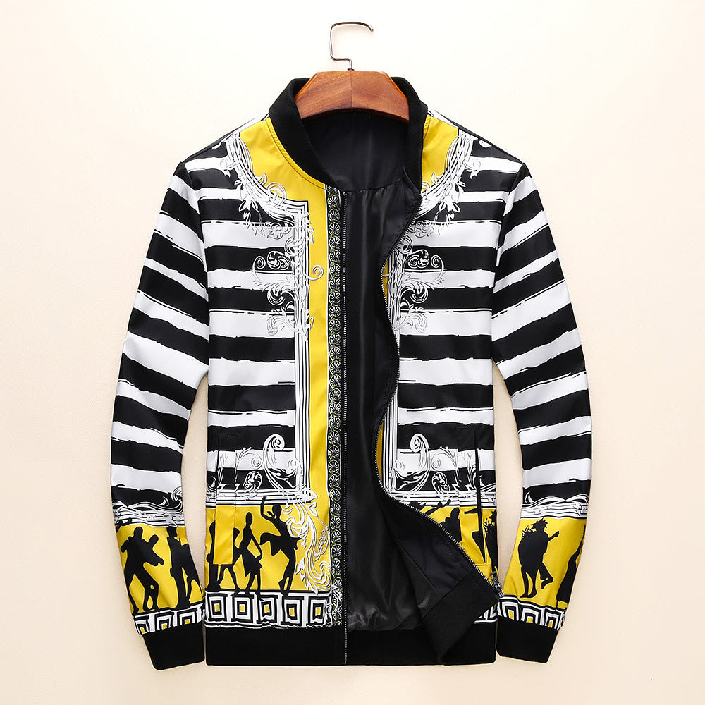 Men's Stand Collar Cardigan Jacket Fashion