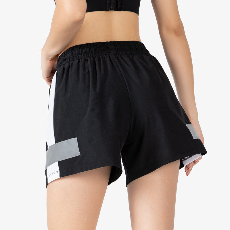 Reflective Thin Women's Running Anti-exposure Loose Fitness Hot Pants