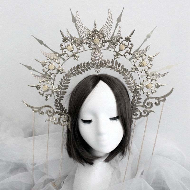 Virgin Crown Crown Material Pack Christmas Birthday Catwalk Headdress