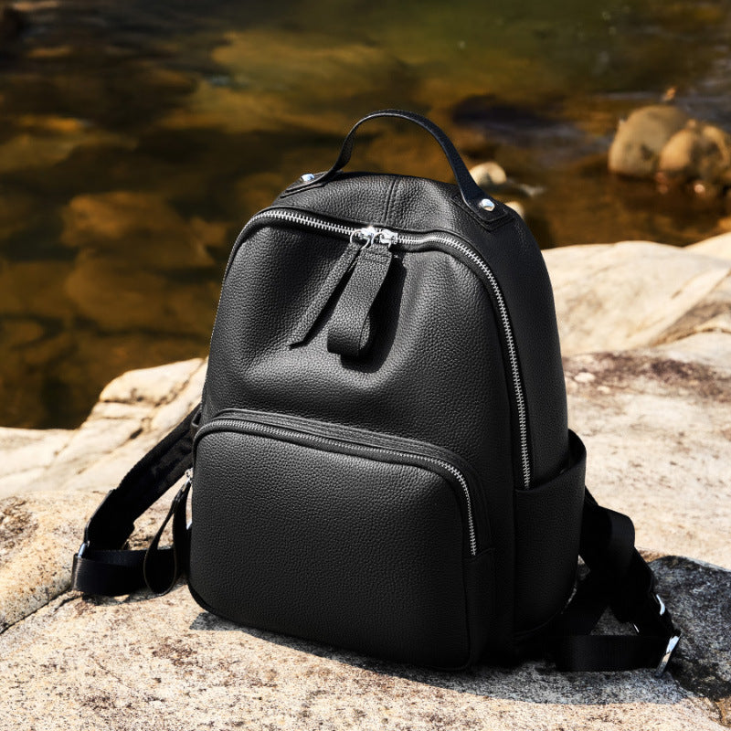 New Top Layer Cowhide Large Capacity Computer Bag