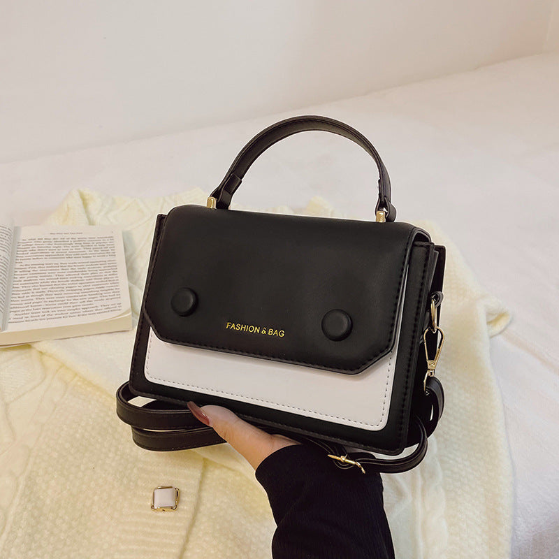 Trendy Hit Color Crossbody Female Western Fashion One-shoulder Small Square Bag
