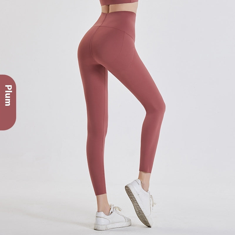 High Waist Hip Lift Tight Yoga Fitness Running Thin Jacket Wear Leggings