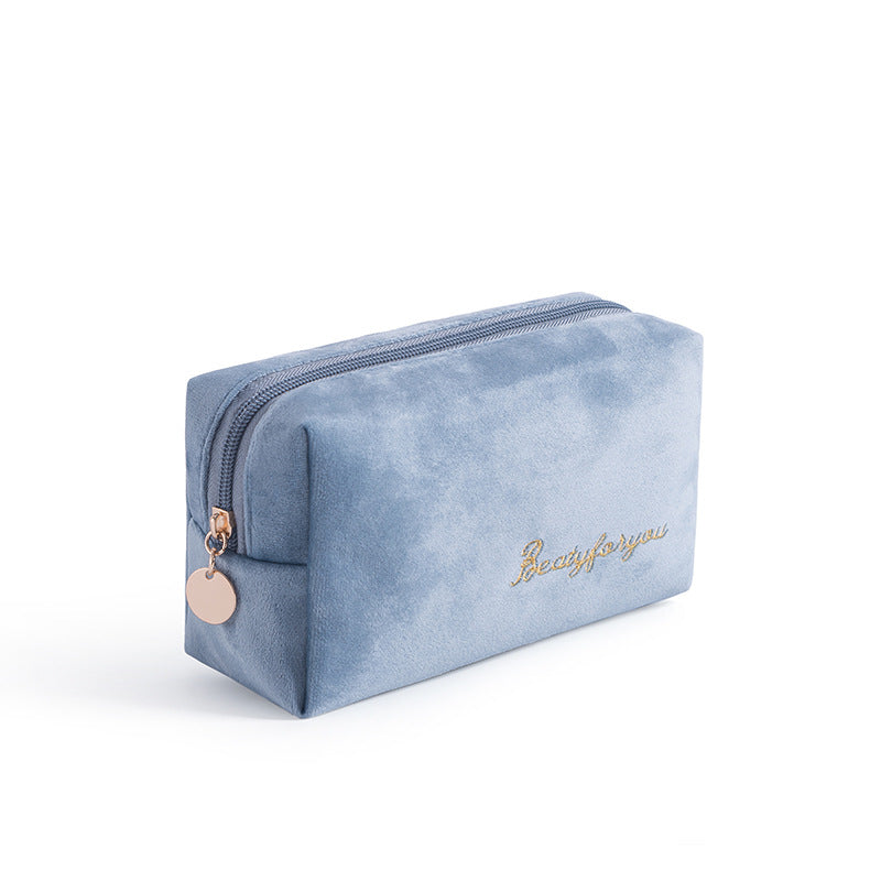 Flannel Cosmetic Storage Bag Tote Cloth