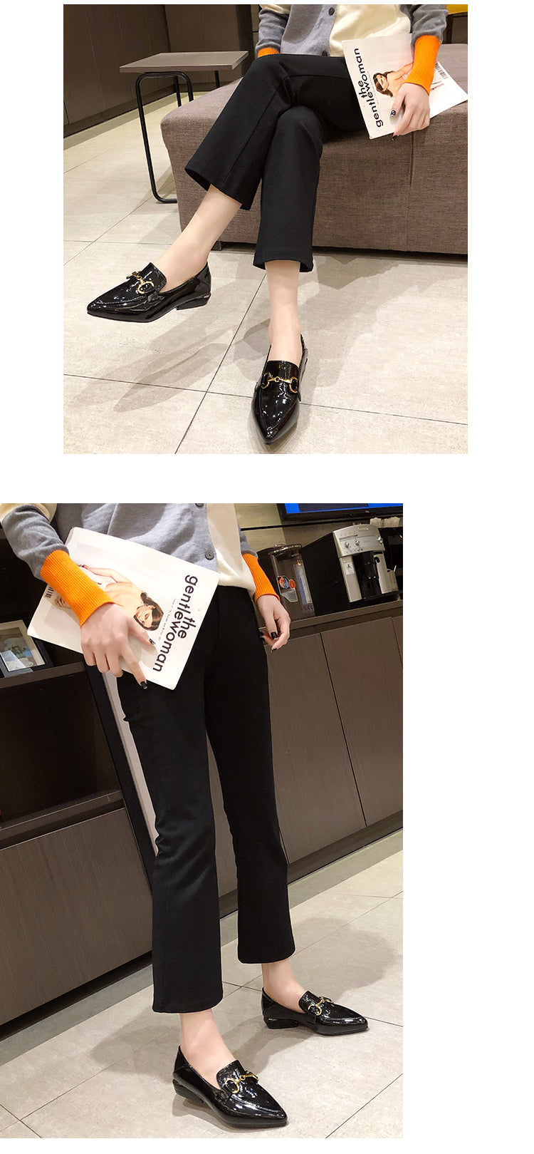 Net Red Pointed Small Leather Shoes Women Spring And Summer Spring