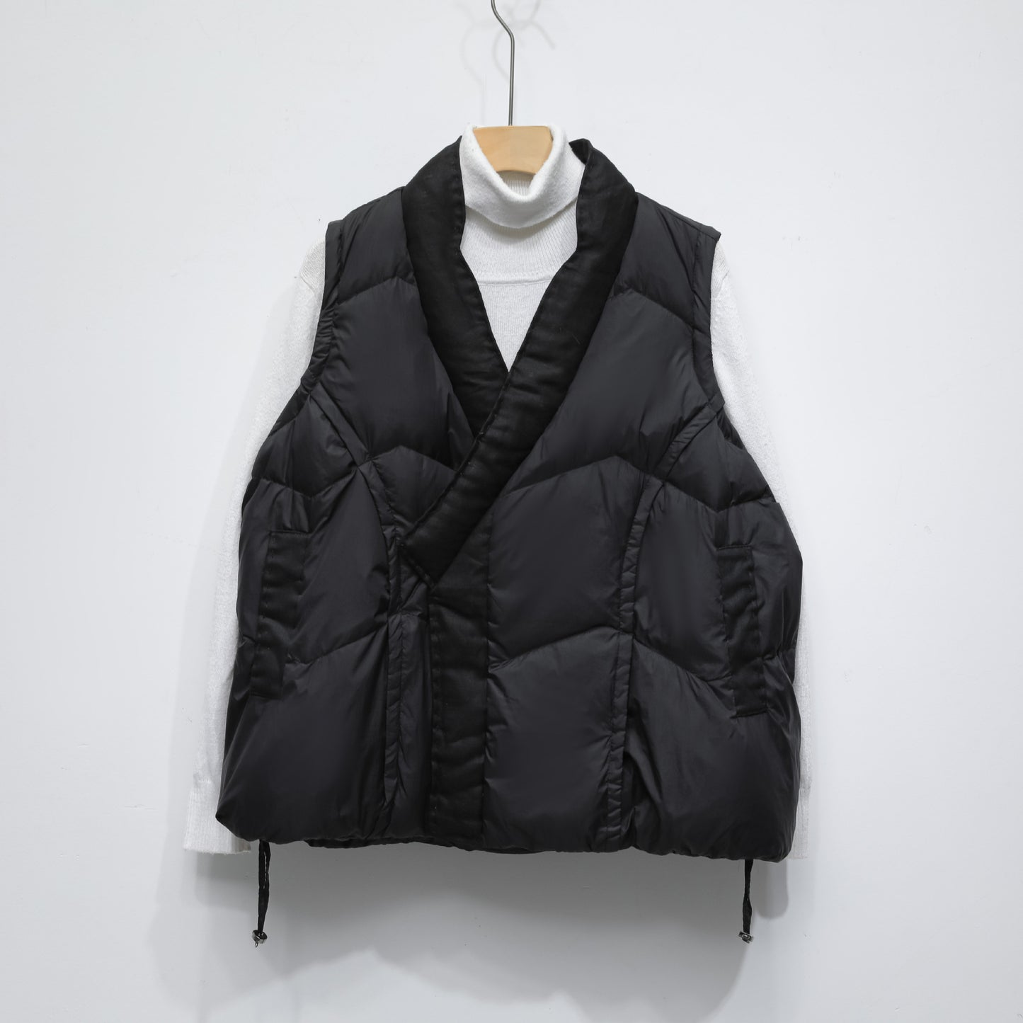 Down Solid Color Stand-collar Vest Women's Down Jacket 90