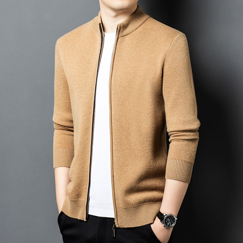 Men's AutumnWinter New Business Knitted Casual Jacket