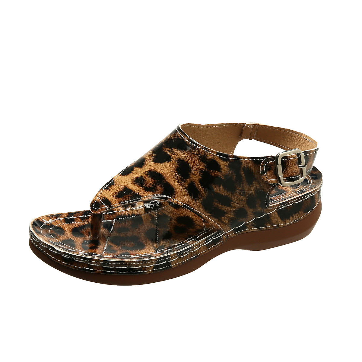 Round Head Thick Bottom Casual Buckle Beach Outdoor Sandals