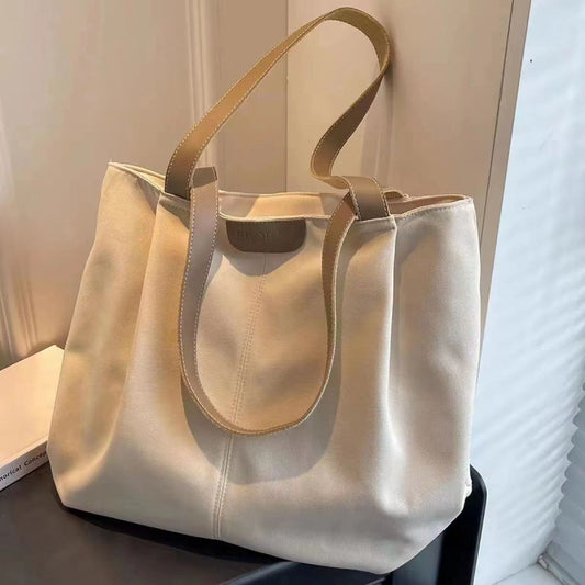 Fashion Shoulder Bag Simple Versatile Canvas Tote Bag