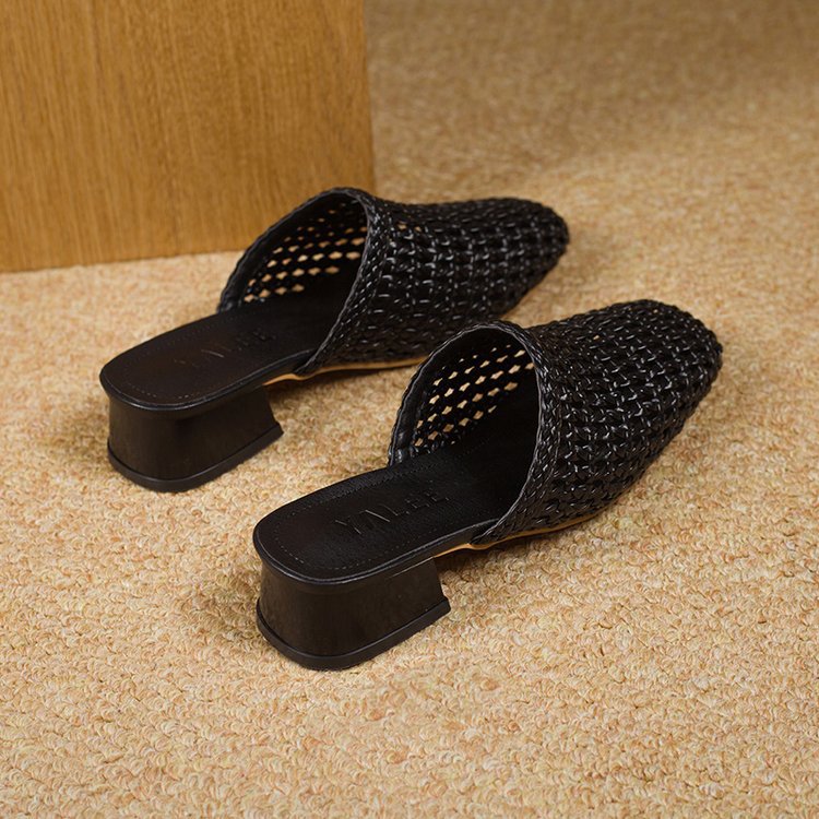 Summer New Arrival Womens Fashion Sandals With Woven Uppers