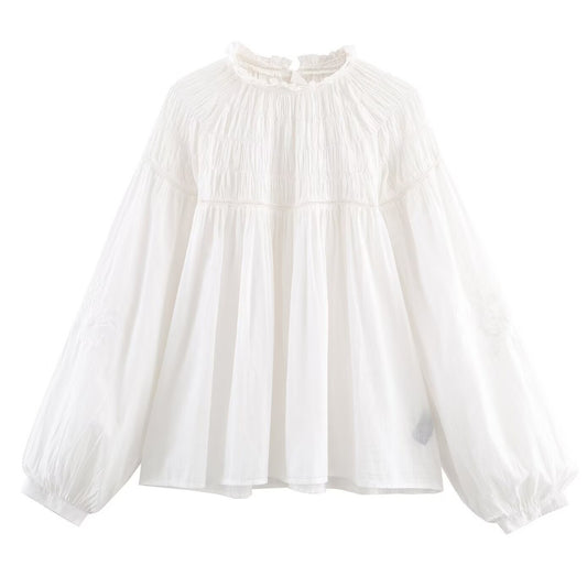 Womens Stylish Casual Lapel Top
