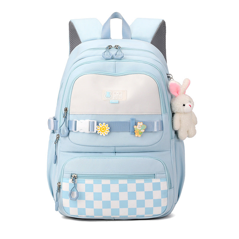 High School Student Burden Reduction Spine Protection Large Capacity Simple Backpack