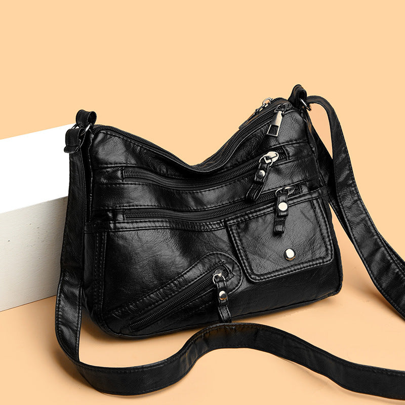 Fashion Retro Medium PU Women's Bag