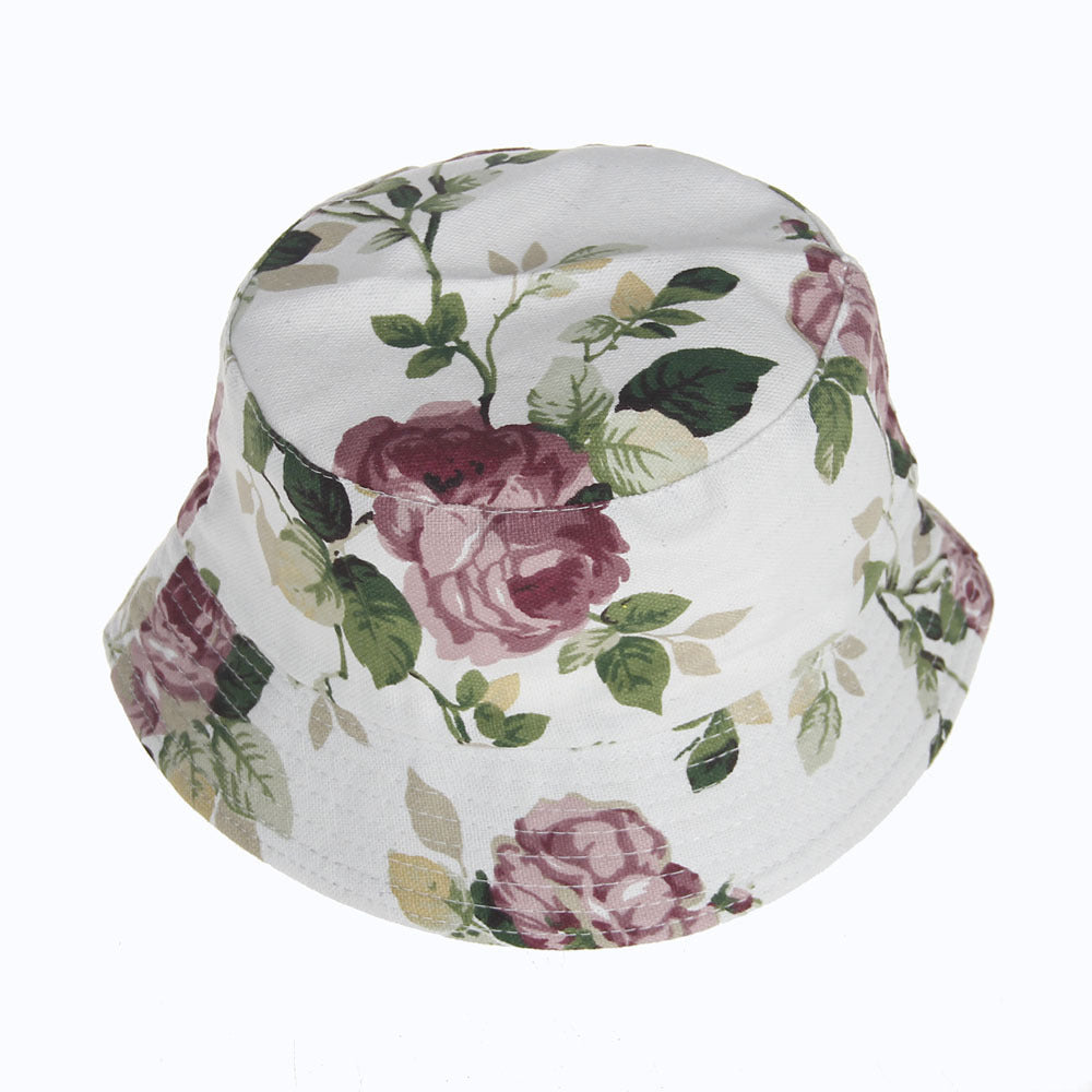 New Children's Flower Sun Casual Bucket Hat