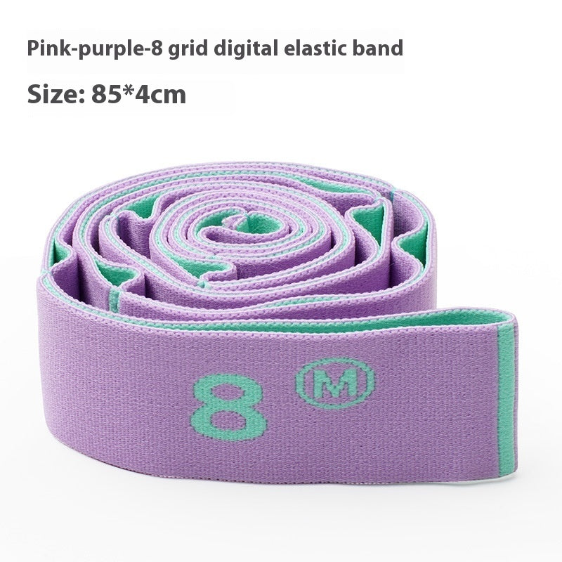 Children's Adult Digital Eight-grid Latin Dance Yoga Stretch Belt