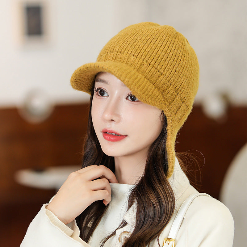 Women's Fashion Knitting Wool  Ear Protection