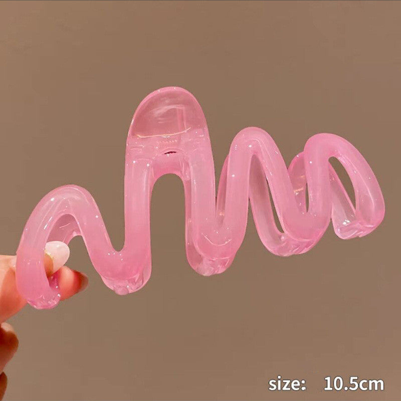 Dopamine Girl Shark Large Hair Clip Female Temperament