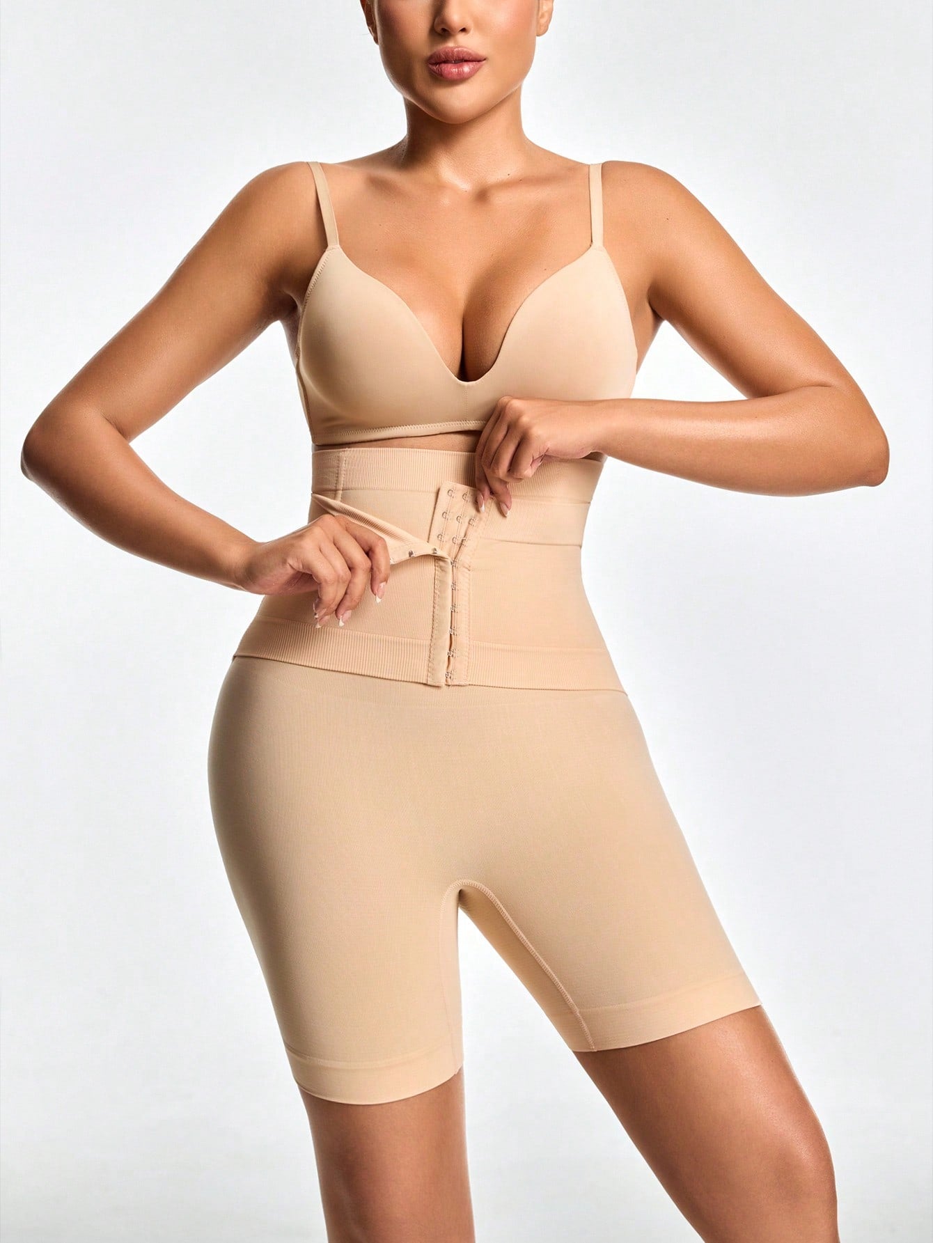 Closure Shapewear Shorts - Tummy & Waist Control With Natural Butt-Lift