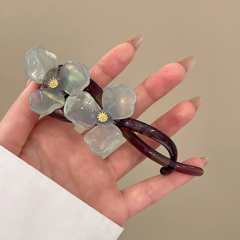Retro Flower Back Head Updo Bobby Pin