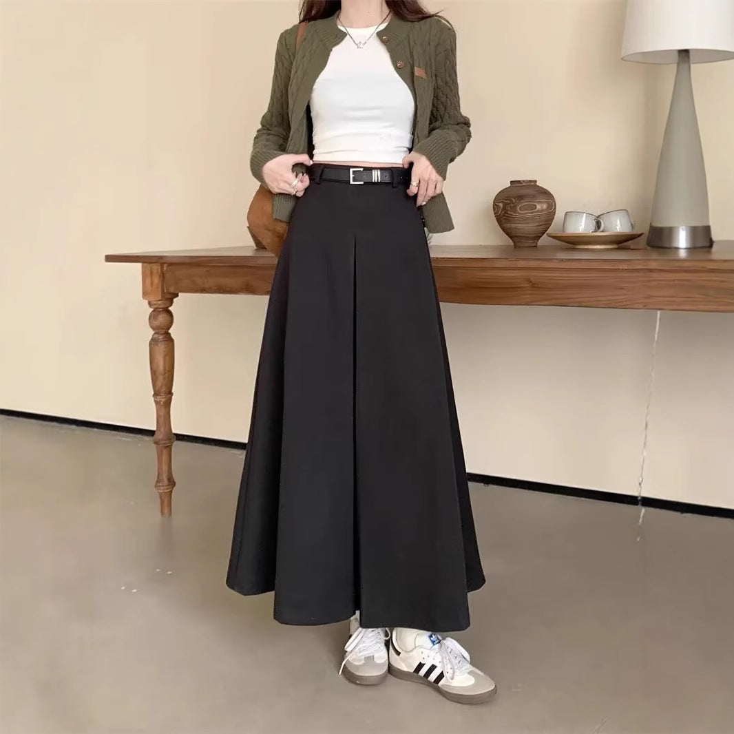 Half Length Design Versatile Large Swing Skirt