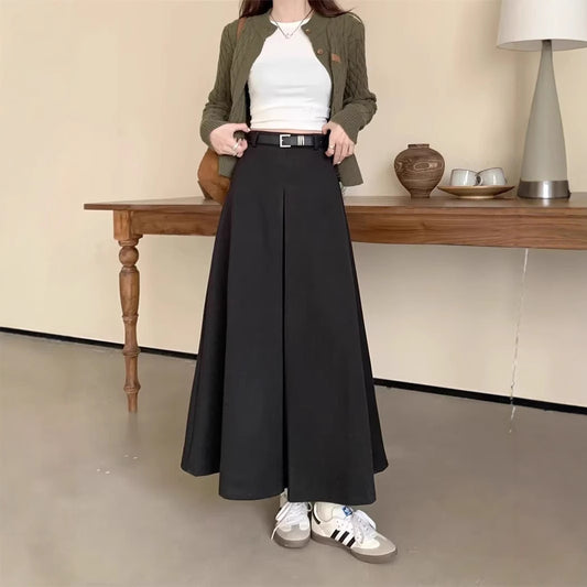 Half Length Design Versatile Large Swing Skirt