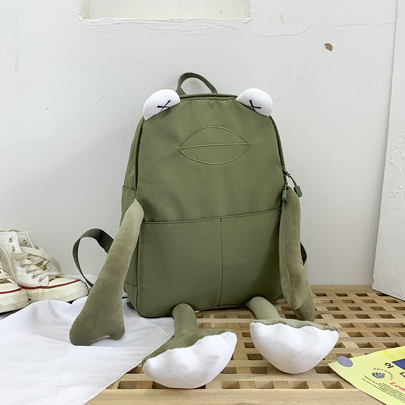 Cute Funny Cartoon Doll Large-capacity Backpack