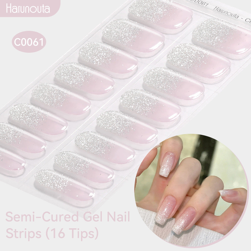 Nail Stickers UV Gel Nail Sticker Semi-curing