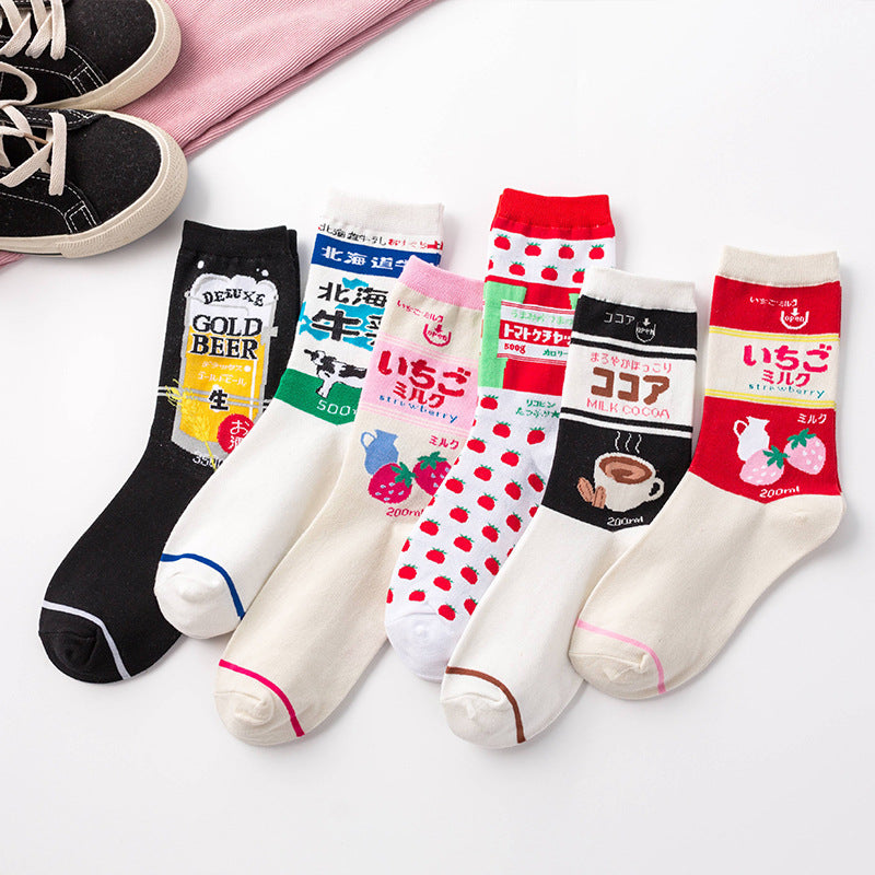Trendy Socks Women's Socks In Japanese Cute
