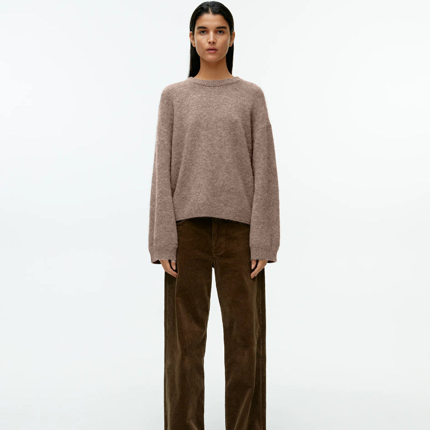 Pullover Women's Loose Thick Cashmere Round Neck Sweater