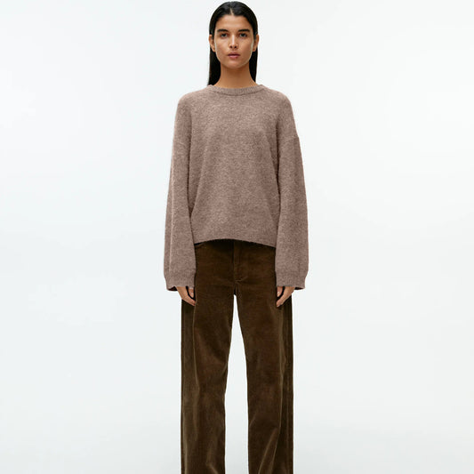 Pullover Women's Loose Thick Cashmere Round Neck Sweater