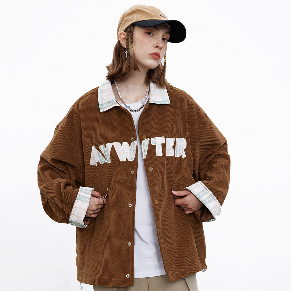 Men's And Women's Same Coat Loose Casual