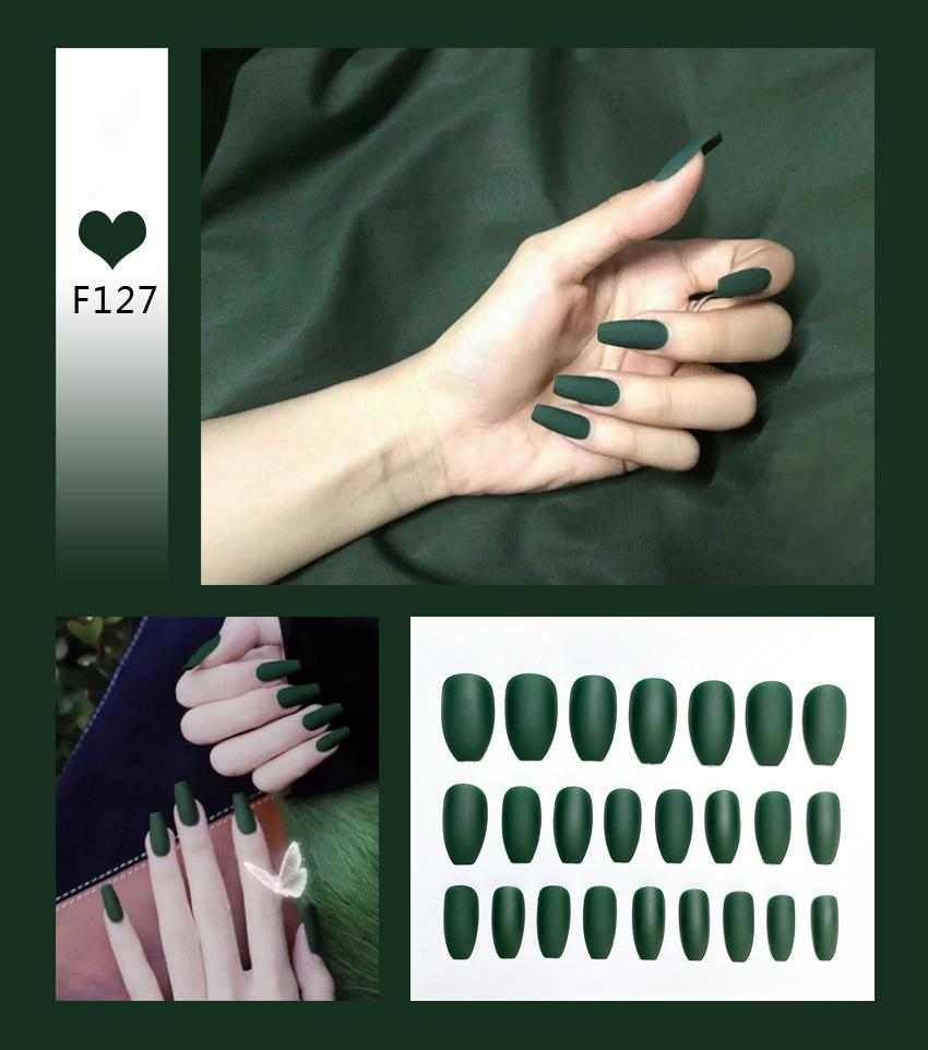 Matte Matte Super Long Ballet Nail