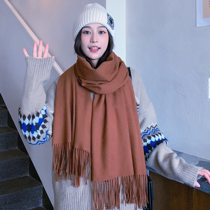 Men's Fashion Solid Color Scarf Shawl