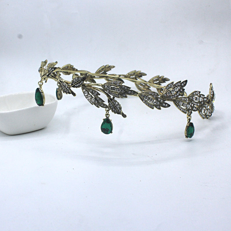 Forehead Diamond Rhinestone Wedding Headdress Vintage