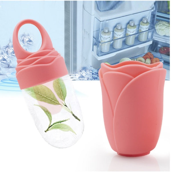 Contour Ice Film Apply Face Eye Bag Ice Tray Snow Strip Style Silicone