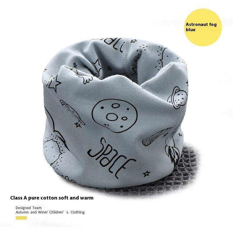 Cotton Autumn And Winter Windproof Warm Cartoon Bandana