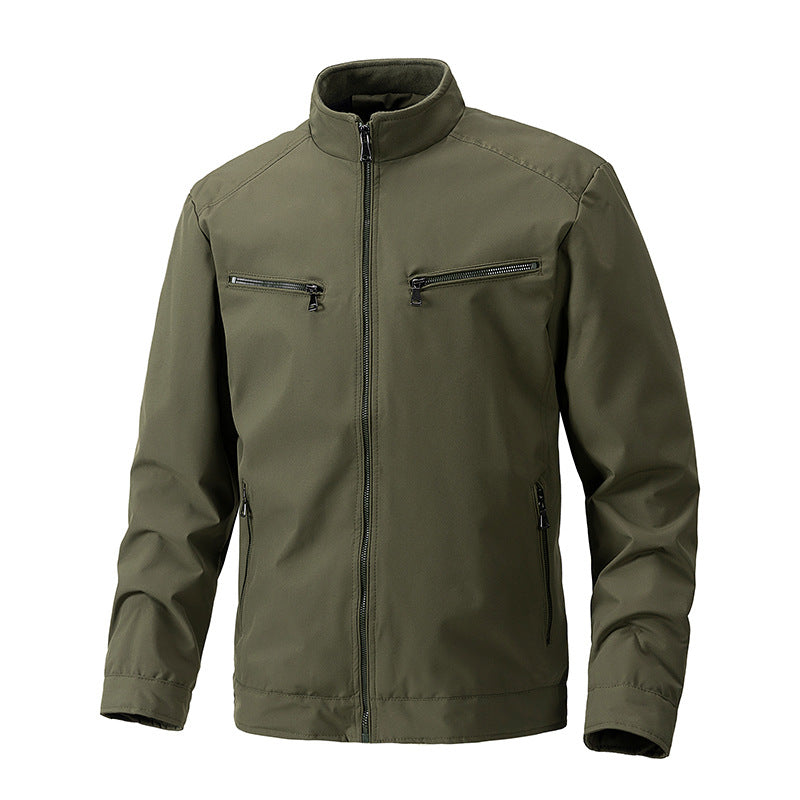 Autumn And Winter Outdoor Casual Multi-Zipper Fashion Men's Jacket