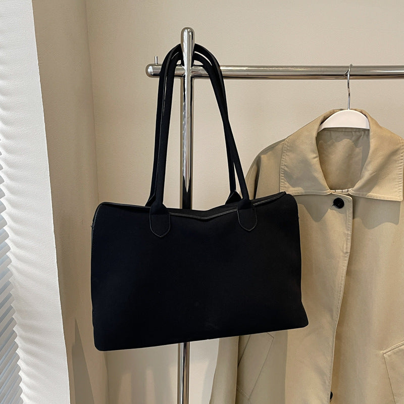 Autumn And Winter Vintage Suede Large Capacity Bag