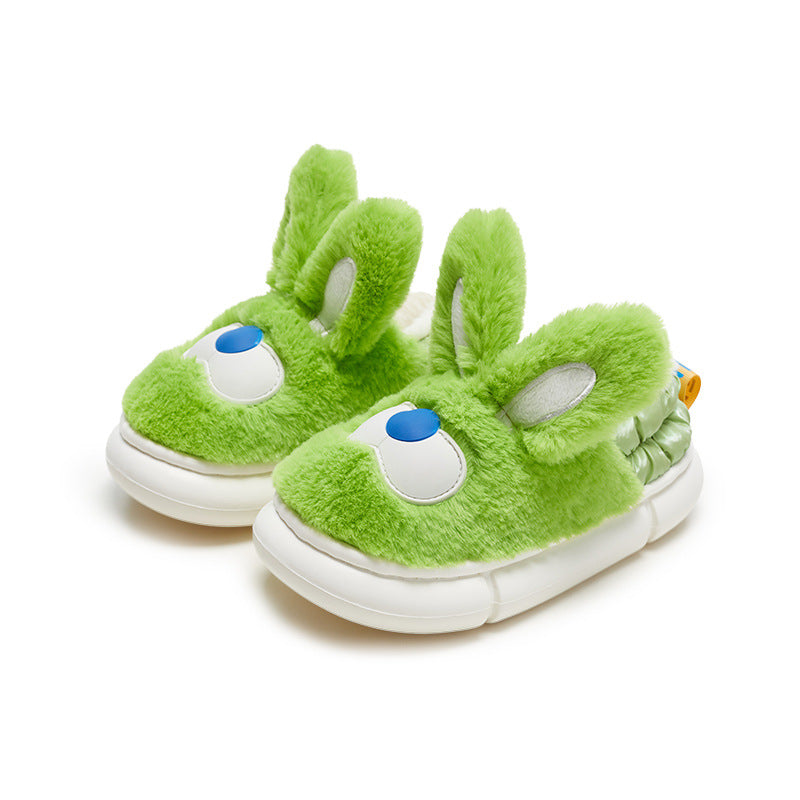 Fashionable Rabbit Children's Cotton Anti-skid Slippers