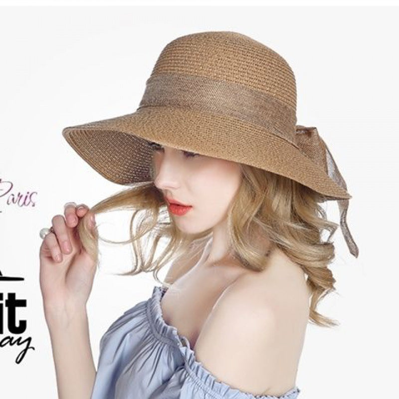 Streamer Casual Beach Big Brim Hat