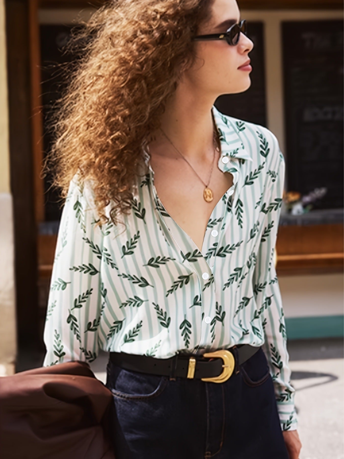 Long-sleeved Loose-fitting Casual Shirt