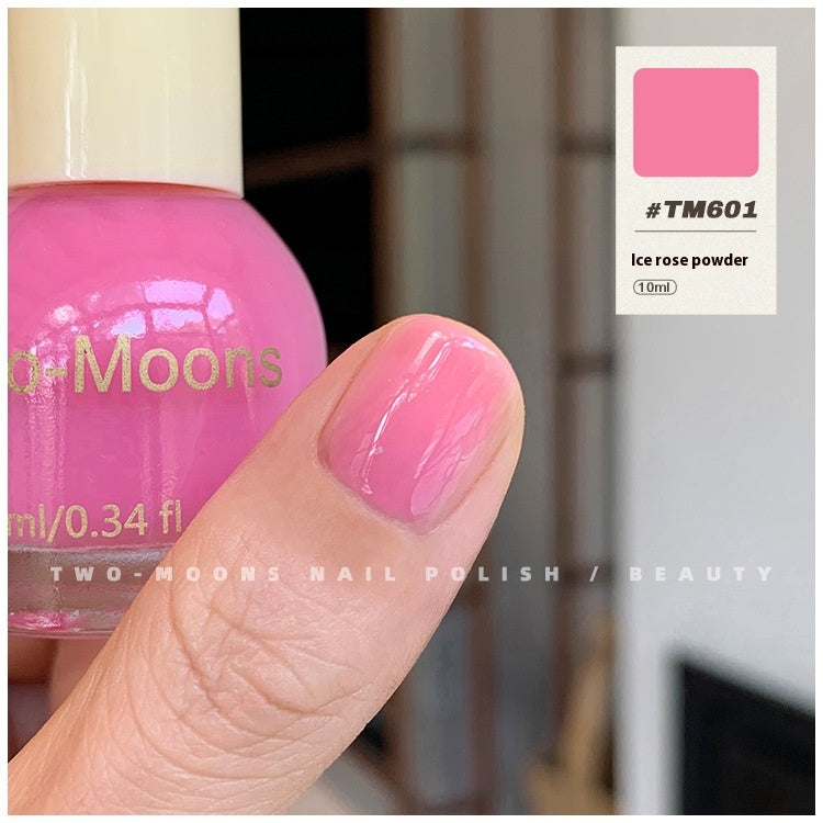Pure Color Sequins Nail Polish Baking-free And Tear-free